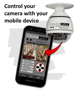 StalkerVision.com remote control your surveillance camera via mobile devices